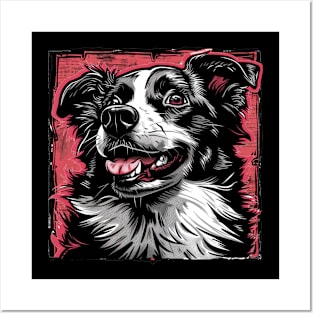 Retro Art Australian Shepherd Dog Lover Posters and Art